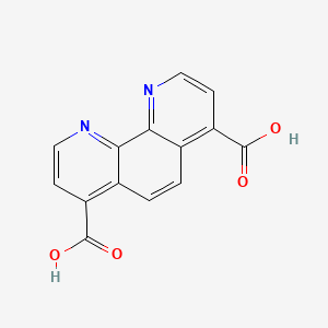 molecular formula C14H8N2O4 B1590460 1,10-Phenanthroline-4,7-dicarboxylic acid CAS No. 31301-31-2
