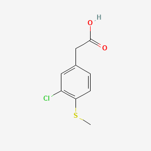B1590463 3-Chloro-4-(methylthio)phenylacetic acid CAS No. 87776-75-8