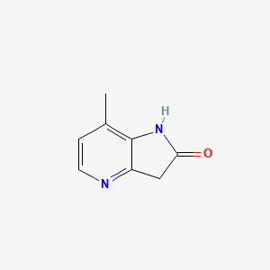 molecular formula C8H8N2O B1590473 7-甲基-1H-吡咯并[3,2-b]吡啶-2(3H)-酮 CAS No. 56057-25-1