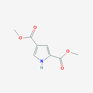 molecular formula C8H9NO4 B1590486 1H-吡咯-2,4-二甲酯 CAS No. 2818-07-7