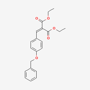 B1590490 Diethyl 2-(4-(benzyloxy)benzylidene)malonate CAS No. 53361-40-3