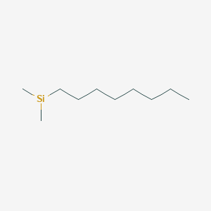 B1590496 Dimethyl(octyl)silane CAS No. 40934-68-7