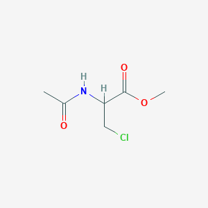 molecular formula C₆H₁₀ClNO₃ B015905 Methyl 2-acetylamino-3-chloropropionate CAS No. 87333-22-0