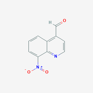 B1590501 8-Nitroquinoline-4-carbaldehyde CAS No. 69976-28-9