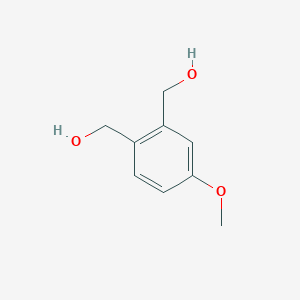 molecular formula C9H12O3 B1590509 4-甲氧基-1,2-苯二甲醇 CAS No. 36132-95-3