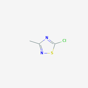 molecular formula C3H3ClN2S B1590517 5-氯-3-甲基-1,2,4-噻二唑 CAS No. 21734-85-0