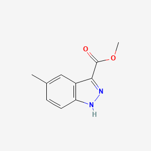 molecular formula C10H10N2O2 B1590525 Methyl 5-methyl-1H-indazole-3-carboxylate CAS No. 51941-85-6