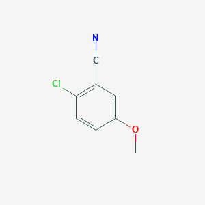 molecular formula C8H6ClNO B159054 2-氯-5-甲氧基苯甲腈 CAS No. 127667-00-9