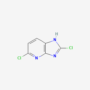 molecular formula C6H3Cl2N3 B1590559 2,5-二氯-1H-咪唑并[4,5-B]吡啶 CAS No. 438190-90-0