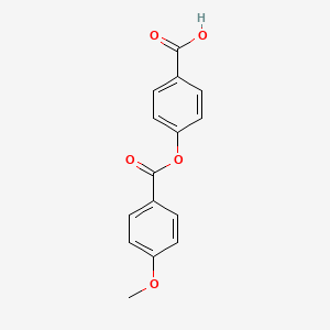 B1590562 4-((4-Methoxybenzoyl)oxy)benzoic acid CAS No. 52899-69-1