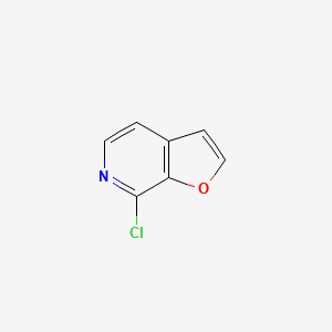 molecular formula C7H4ClNO B1590564 7-Cloro-furo[2,3-c]piridina CAS No. 84400-99-7