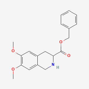 B1590569 Benzyl 6,7-dimethoxy-1,2,3,4-tetrahydroisoquinoline-3-carboxylate CAS No. 82586-59-2