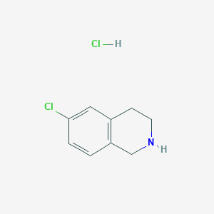 molecular formula C9H11Cl2N B1590581 6-氯-1,2,3,4-四氢异喹啉盐酸盐 CAS No. 33537-97-2
