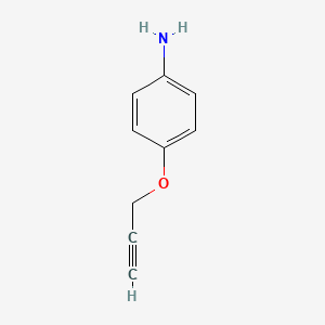 molecular formula C9H9NO B1590583 4-(2-丙炔氧基)苯胺 CAS No. 26557-78-8