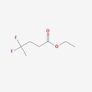 molecular formula C7H12F2O2 B1590584 4,4-二氟戊酸乙酯 CAS No. 659-72-3