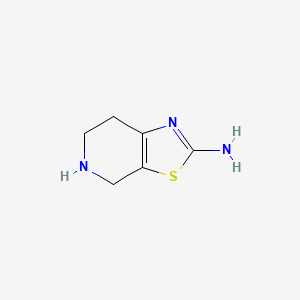 molecular formula C6H9N3S B1590593 4,5,6,7-四氢-噻唑并[5,4-c]吡啶-2-胺 CAS No. 97817-23-7