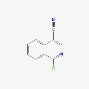 molecular formula C10H5ClN2 B1590604 1-氯异喹啉-4-碳腈 CAS No. 53491-80-8