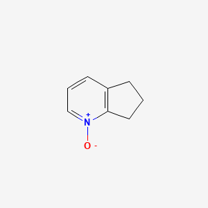 molecular formula C8H9NO B1590606 6,7-Dihydro-5H-cyclopenta[b]pyridine 1-oxide CAS No. 90685-58-8