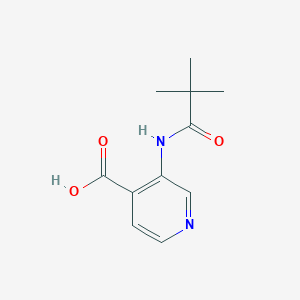 molecular formula C11H14N2O3 B1590607 3-(2,2-二甲基丙酰氨基)-异烟酸 CAS No. 86847-91-8