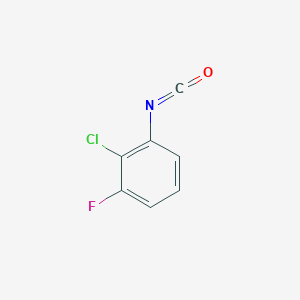molecular formula C7H3ClFNO B1590609 2-Chloro-3-fluorophenyl isocyanate CAS No. 93110-05-5
