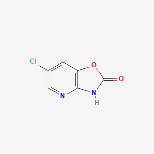 molecular formula C6H3ClN2O2 B1590612 6-氯恶唑并[4,5-b]吡啶-2(3H)-酮 CAS No. 35570-68-4