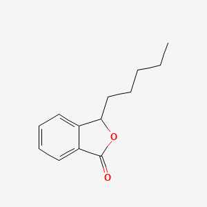 molecular formula C13H16O2 B1590618 1(3H)-Isobenzofuranone, 3-pentyl- CAS No. 111943-62-5