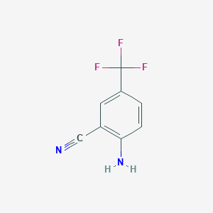 molecular formula C8H5F3N2 B1590622 2-氨基-5-(三氟甲基)苯甲腈 CAS No. 6526-08-5