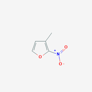 molecular formula C5H5NO3 B1590627 3-甲基-2-硝基呋喃 CAS No. 38829-39-9