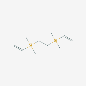 molecular formula C10H22Si2 B1590647 乙烯基-[2-[乙烯基(二甲基)甲硅烷基]乙基]-二甲基甲硅烷 CAS No. 84677-98-5