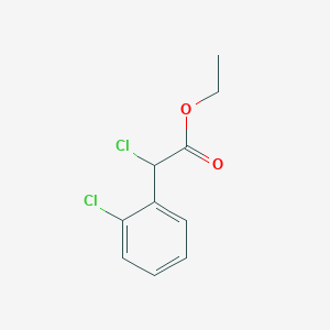 molecular formula C10H10Cl2O2 B1590649 乙酸2-氯-2-(2-氯苯基)乙酯 CAS No. 80173-43-9