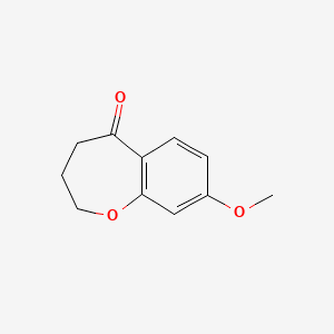 molecular formula C11H12O3 B1590652 8-甲氧基-3,4-二氢苯并[b]噁啶-5(2H)-酮 CAS No. 98232-51-0