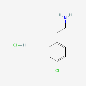 molecular formula C8H11Cl2N B1590653 2-(4-氯苯基)-乙胺盐酸盐 CAS No. 2492-83-3