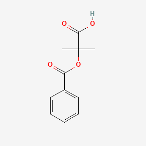 molecular formula C11H12O4 B1590656 2-(苯甲酰氧基)-2-甲基丙酸 CAS No. 58570-00-6