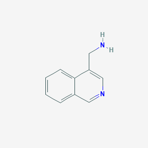 molecular formula C10H10N2 B1590660 异喹啉-4-基甲胺 CAS No. 58123-56-1