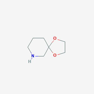 molecular formula C7H13NO2 B1590673 1,4-二氧杂-7-氮杂螺[4.5]癸烷 CAS No. 40369-91-3