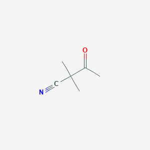 molecular formula C6H9NO B1590676 2,2-二甲基-3-氧代丁腈 CAS No. 37719-02-1
