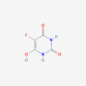 molecular formula C4H3FN2O3 B1590683 5-氟嘧啶-2,4,6-三醇 CAS No. 767-80-6