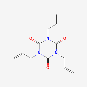 molecular formula C12H17N3O3 B1590689 1,3-二烯丙基-5-丙基-1,3,5-三嗪烷-2,4,6-三酮 CAS No. 5320-25-2