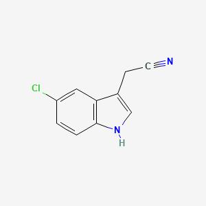 B1590693 2-(5-chloro-1H-indol-3-yl)acetonitrile CAS No. 81630-83-3