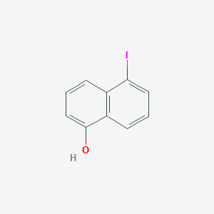 molecular formula C10H7IO B1590695 5-碘萘-1-醇 CAS No. 61735-56-6