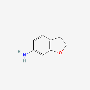 molecular formula C8H9NO B1590699 2,3-二氢苯并呋喃-6-胺 CAS No. 57786-34-2
