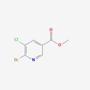 molecular formula C7H5BrClNO2 B1590709 6-溴-5-氯烟酸甲酯 CAS No. 78686-80-3