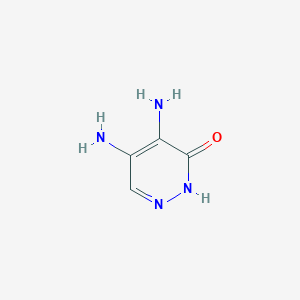B1590711 4,5-Diaminopyridazin-3(2H)-one CAS No. 28682-73-7