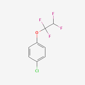 molecular formula C8H5ClF4O B1590715 1-氯-4-(1,1,2,2-四氟乙氧基)苯 CAS No. 75820-58-5