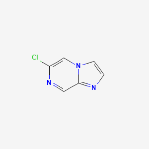 molecular formula C6H4ClN3 B1590719 6-氯咪唑并[1,2-a]哒嗪 CAS No. 76537-23-0