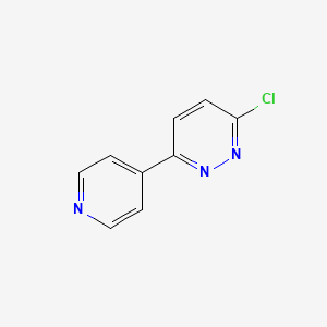 molecular formula C9H6ClN3 B1590742 3-クロロ-6-(ピリジン-4-イル)ピリダジン CAS No. 79472-17-6