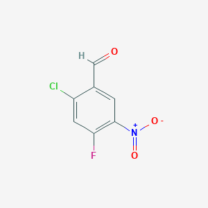 B1590772 2-Chloro-4-fluoro-5-nitrobenzaldehyde CAS No. 99329-85-8