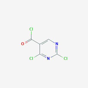 molecular formula C5HCl3N2O B1590792 2,4-二氯嘧啶-5-羰基氯 CAS No. 2972-52-3