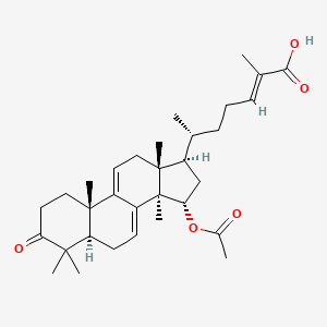 molecular formula C32H46O5 B1590801 灵芝酸T-Q CAS No. 112430-66-7
