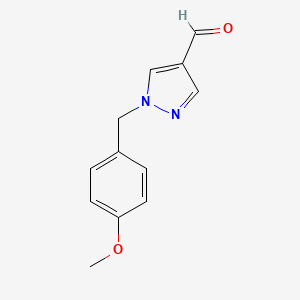 B1590804 1-(4-Methoxybenzyl)-1H-pyrazole-4-carbaldehyde CAS No. 153687-35-5